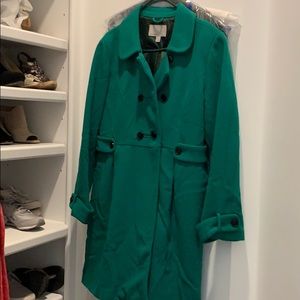 Green coat